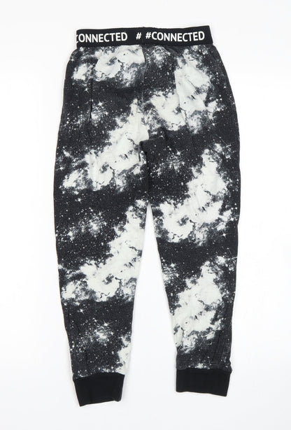 NEXT Girls Multicoloured Geometric  Sweatpants Trousers Size 9 Months