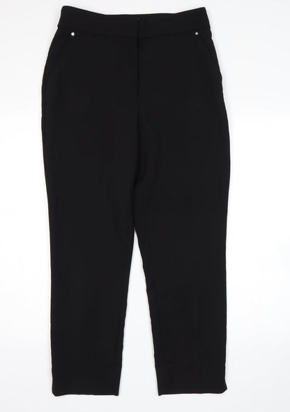 Womens UK Size 32 in Preworn Regular Fit  Black Trousers