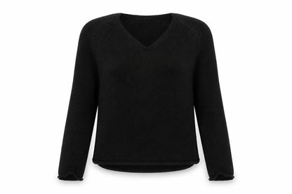 Womens UK Size XS H&M Black Pullover Jumper