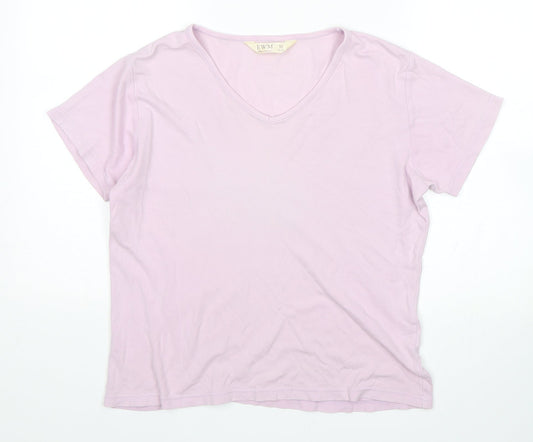 EWM Womens Pink   Basic T-Shirt Size M