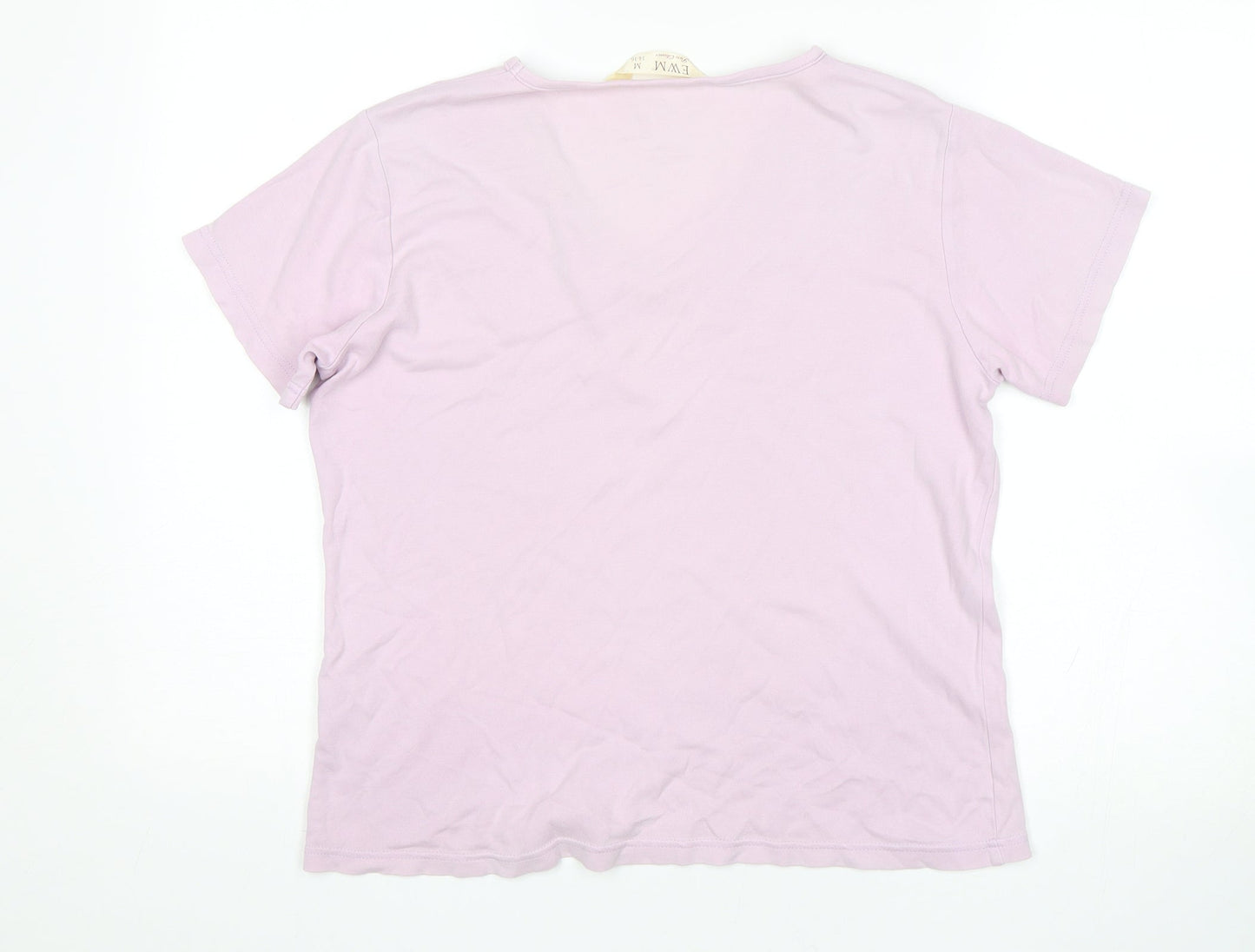 EWM Womens Pink   Basic T-Shirt Size M