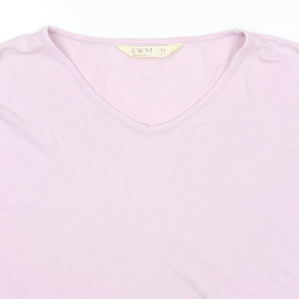 EWM Womens Pink   Basic T-Shirt Size M