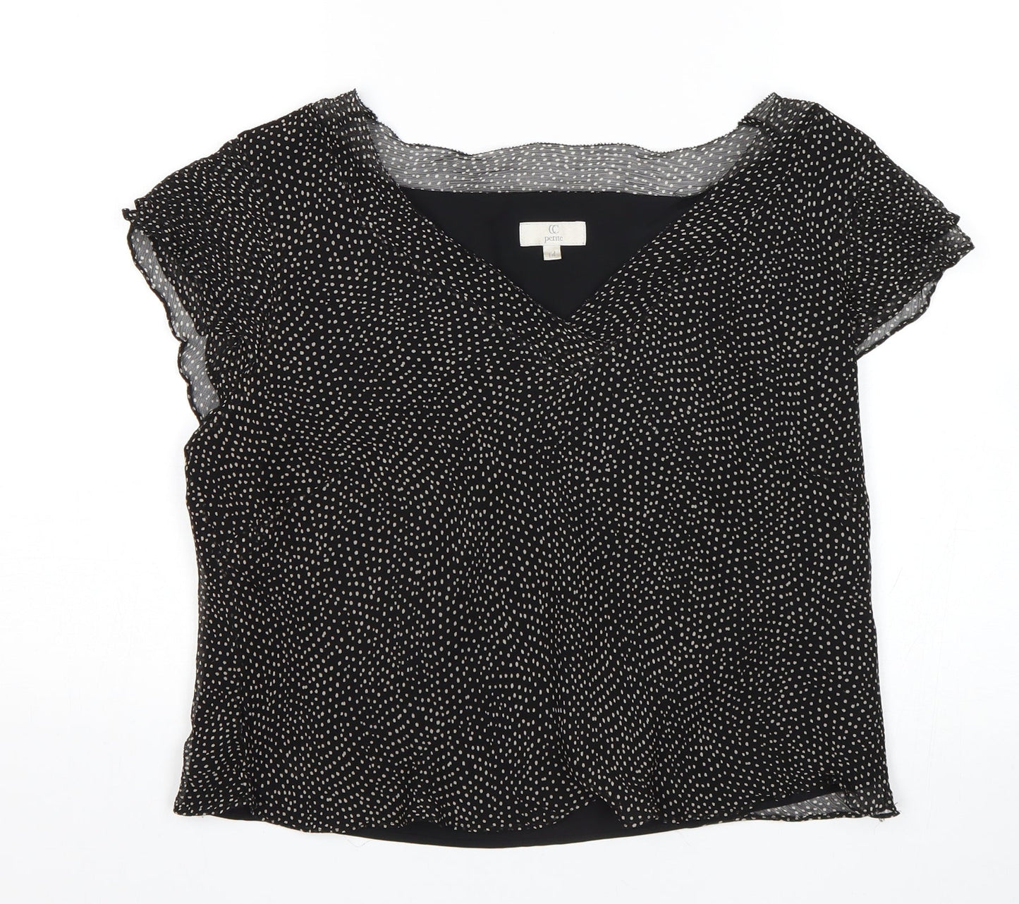 CC Womens Multicoloured Polka Dot  Basic Blouse Size 14