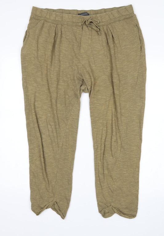 Primark Womens Green   Sweatpants Trousers Size L L24 in