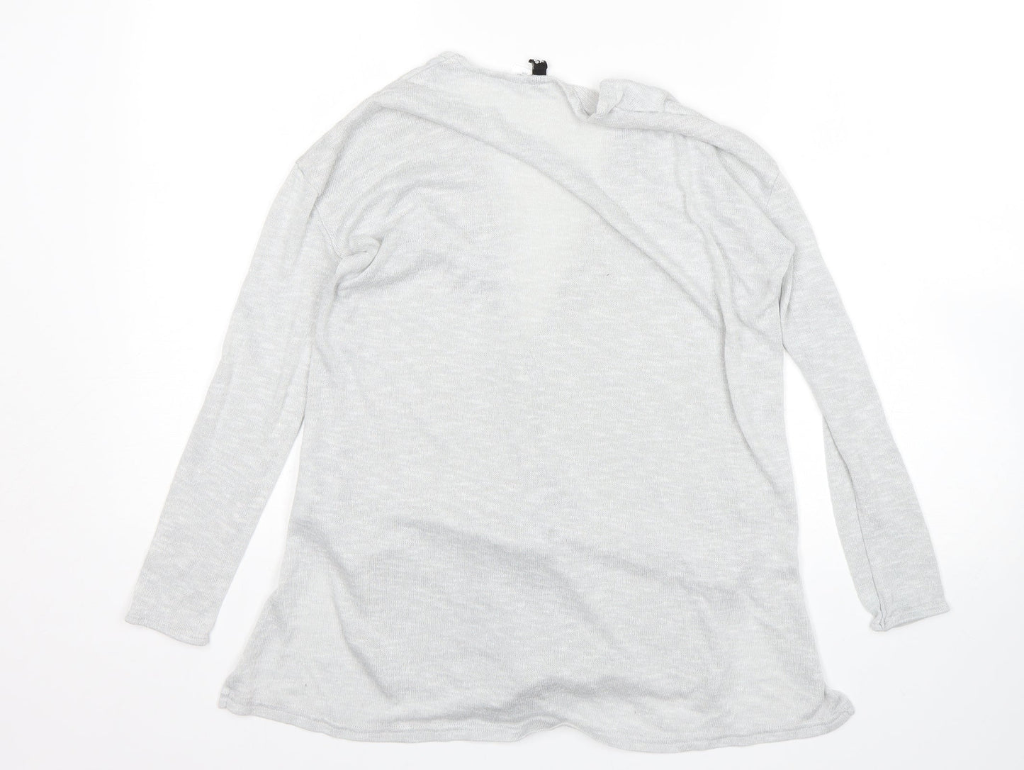 Womens UK Size XS H&M Grey Cardigan Jumper