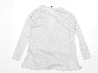 Womens UK Size XS H&M Grey Cardigan Jumper