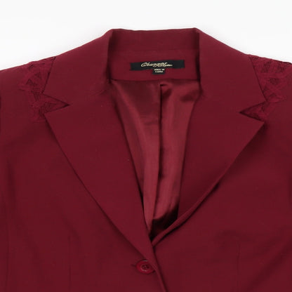 Changes By Together Womens Purple   Jacket Suit Jacket Size 14