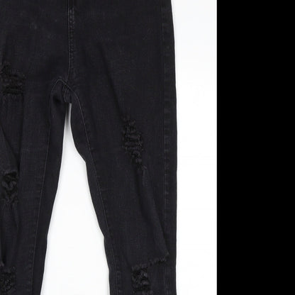 Boohoo Womens Blue   Skinny Jeans Size 10 L28 in