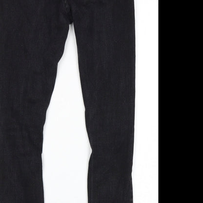 Boohoo Womens Blue   Skinny Jeans Size 10 L28 in