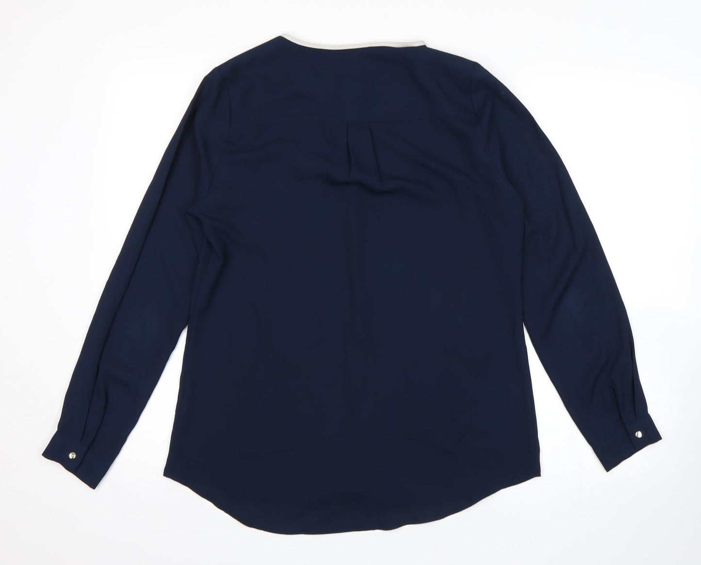 Womens UK Size 10 Dorothy Perkins Blue Basic Blouse