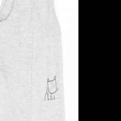 George Baby Grey   Babygrow One-Piece Size 3-6 Months  - Explore the Woods
