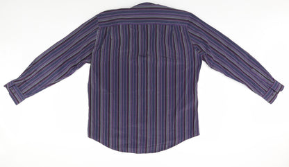 Mens UK Size L NEXT Blue  Button-Up Long Sleeve Casual Shirt