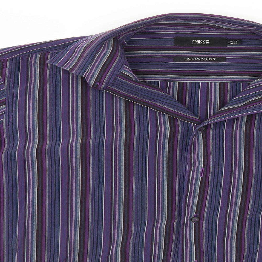 Mens UK Size L NEXT Blue  Button-Up Long Sleeve Casual Shirt