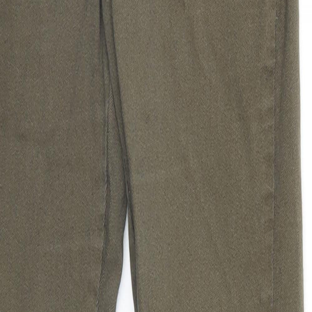 Denim & Co. Womens Brown   Straight Jeans Size 8 L26 in