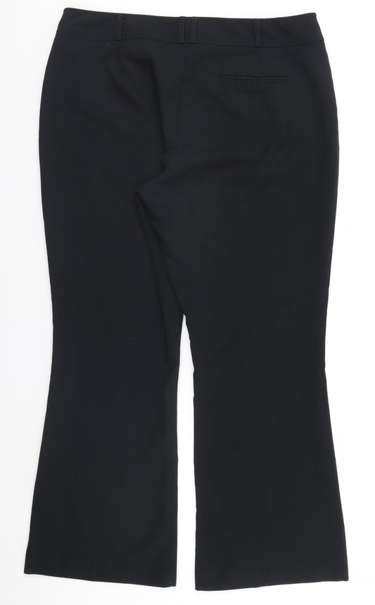 Womens UK Size 16 Dorothy Perkins Regular Fit  Black Trousers