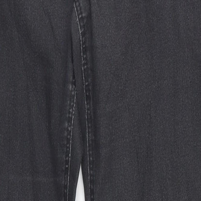 Womens UK Size  Preworn  Straight Grey Jeans