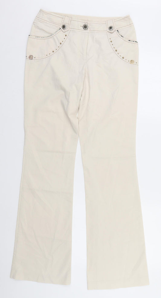 Womens UK Size  Preworn   Green Trousers