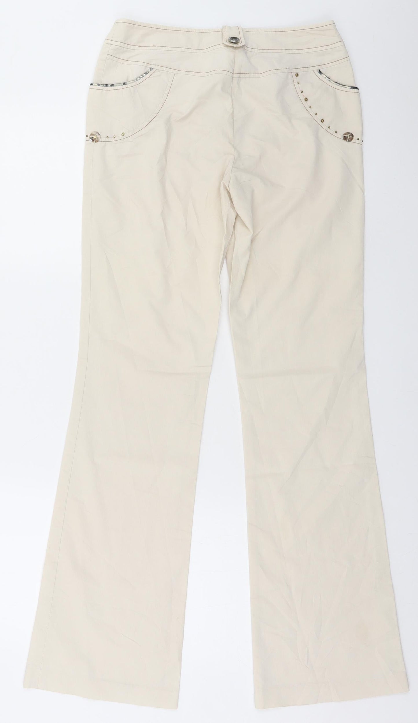 Womens UK Size  Preworn   Green Trousers