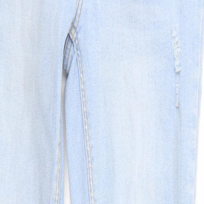 Denim & Co. Womens Blue   Skinny Jeans Size 8 L28 in