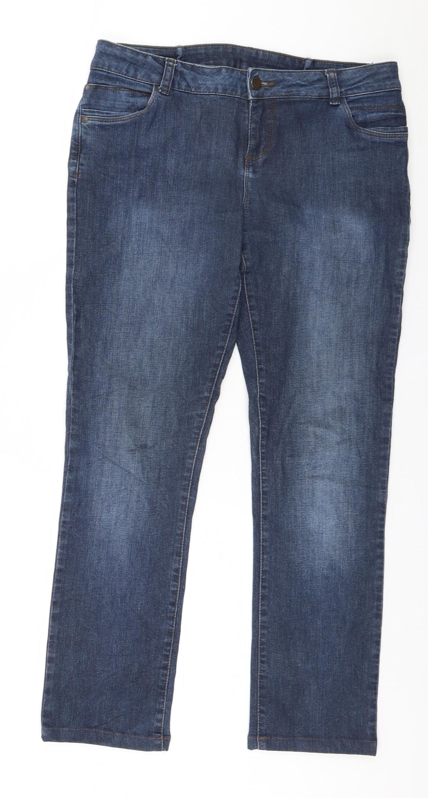 Womens UK Size  Camaïeu  Skinny Blue Jeans