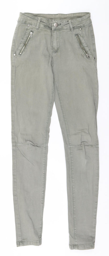 Preworn Womens Beige   Skinny Jeans Size S L29 in