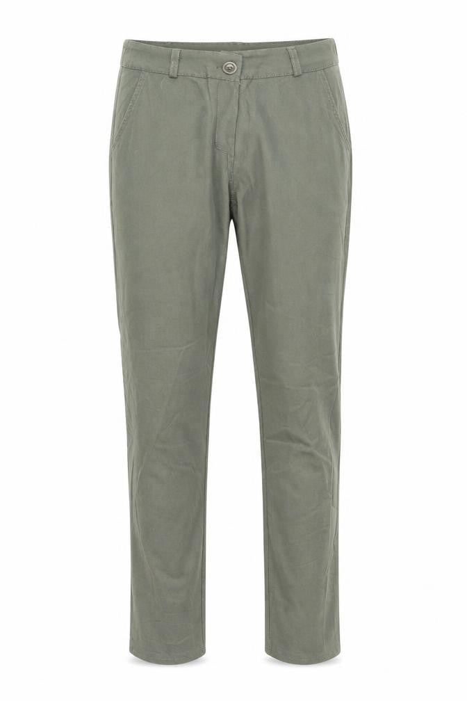 Womens UK Size S Preworn Regular Fit  Beige Trousers