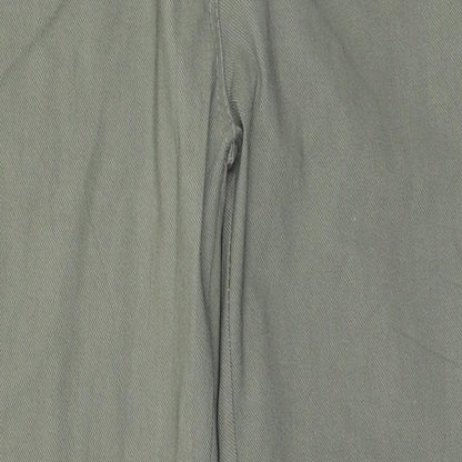 Womens UK Size S Preworn Regular Fit  Beige Trousers