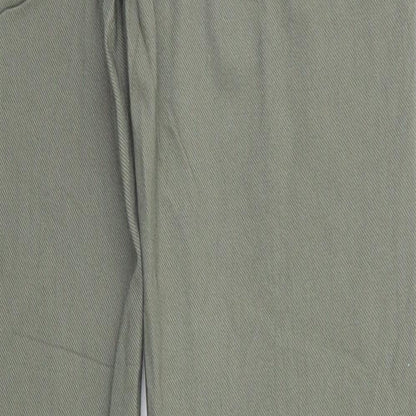 Womens UK Size S Preworn Regular Fit  Beige Trousers