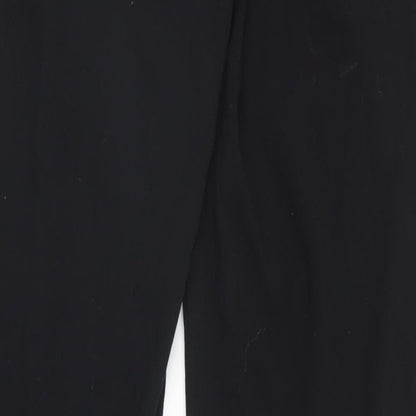 Womens UK Size 10 H&M Regular Fit  Black Trousers