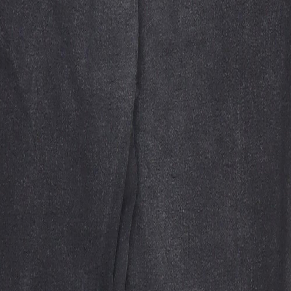 Denim & Co. Womens Grey   Straight Jeans Size 14 L26 in