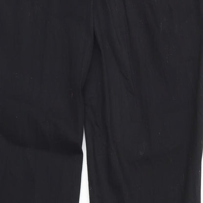 Womens UK Size 12 Clockhouse Regular Fit  Black Trousers