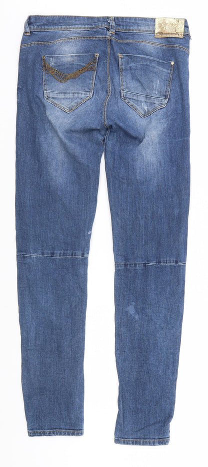 Bershika Womens Blue   Skinny Jeans Size 10 L30 in