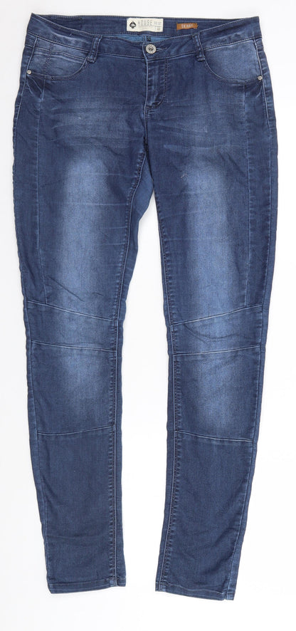House Womens Blue   Skinny Jeans Size 12 L30 in