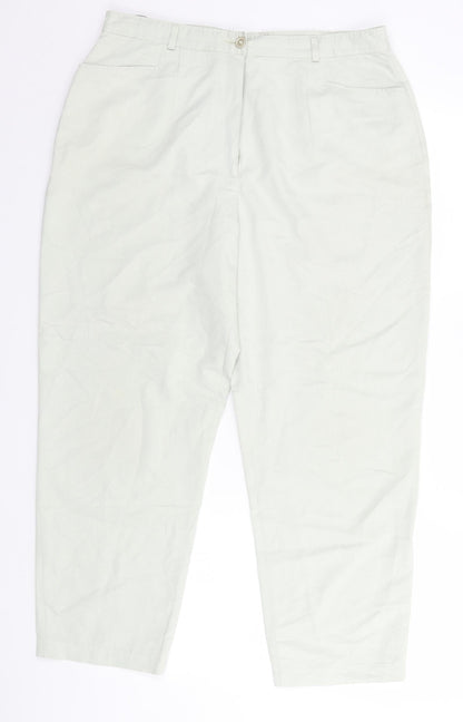 Blanche Womens Beige   Trousers  Size 22 L23 in