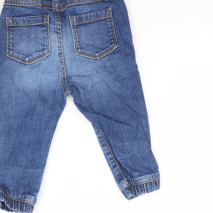 Matalan Baby Blue  Denim Jogger Jeans Size 9 Months