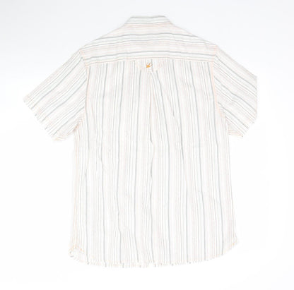Mens UK Size S Debenhams Multicoloured  Button-Up Short Sleeve Casual Shirt