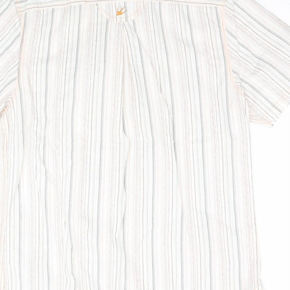 Mens UK Size S Debenhams Multicoloured  Button-Up Short Sleeve Casual Shirt