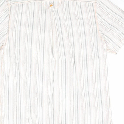 Mens UK Size S Debenhams Multicoloured  Button-Up Short Sleeve Casual Shirt
