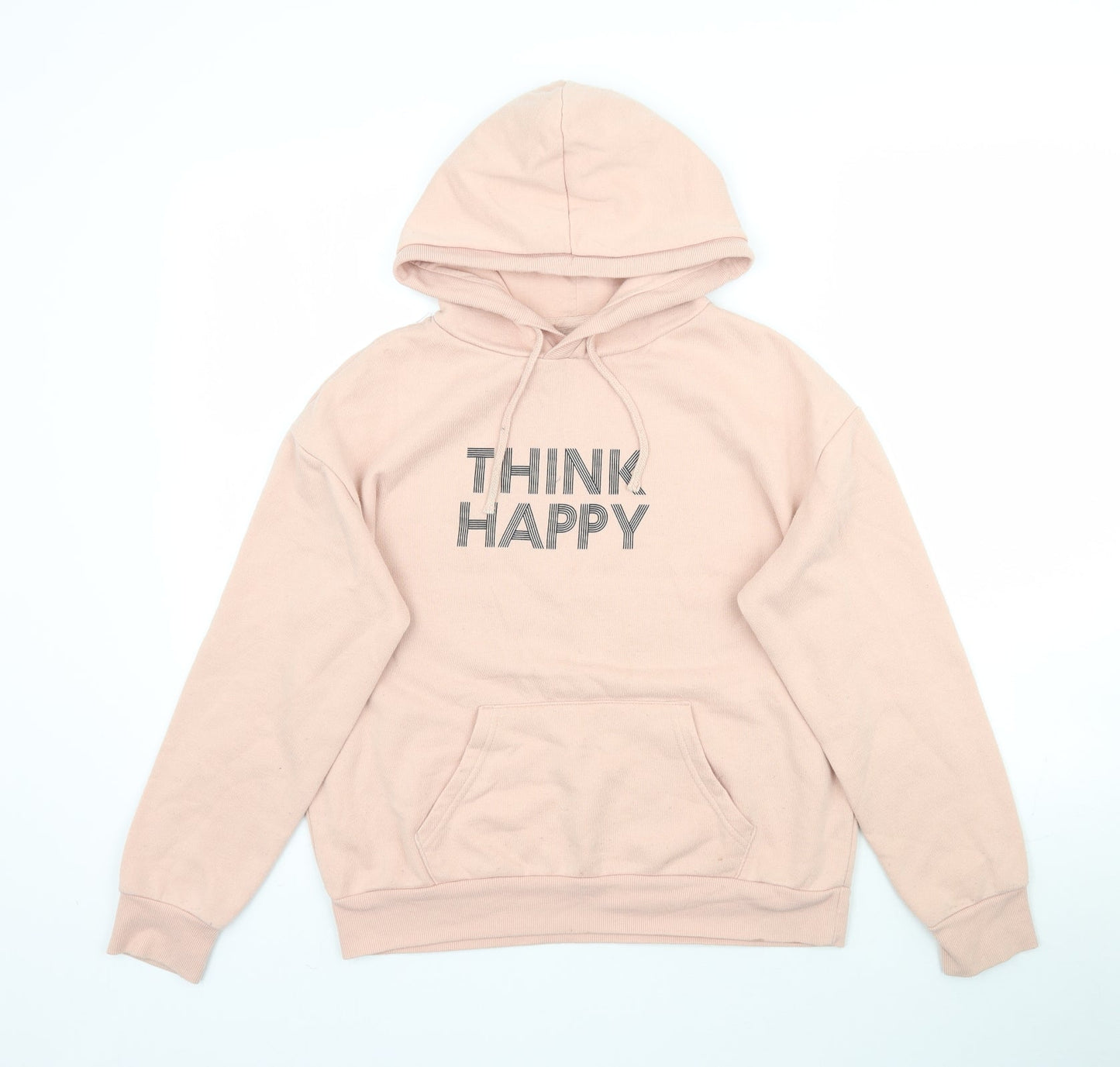 Primark Womens Pink   Pullover Hoodie Size XS  - Think Happy