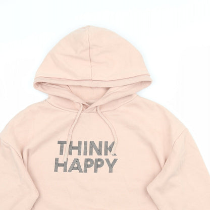 Primark Womens Pink   Pullover Hoodie Size XS  - Think Happy