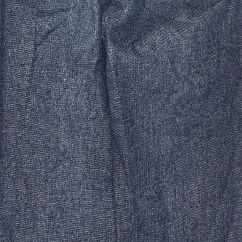 Womens UK Size 8 C Denim Regular Fit Straight Blue Jeans
