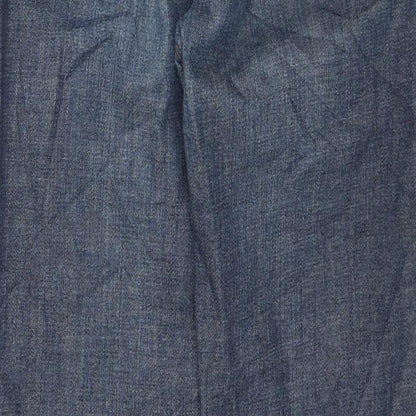Womens UK Size 8 C Denim Regular Fit Straight Blue Jeans
