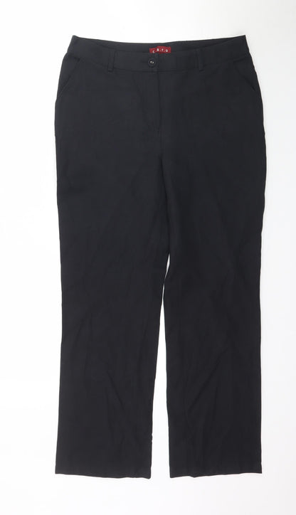 C.A.R.O Womens Black   Trousers  Size 12 L29 in