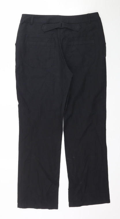 C.A.R.O Womens Black   Trousers  Size 12 L29 in
