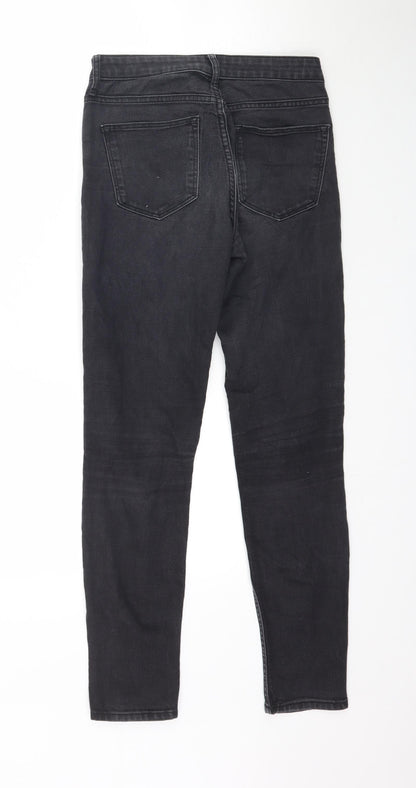 Womens UK Size 26 in Preworn Regular Fit Skinny Black Jeans