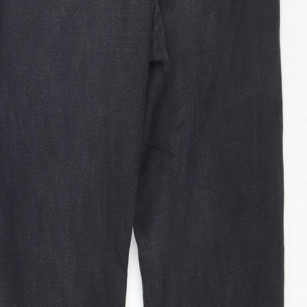 Womens UK Size 26 in Preworn Regular Fit Skinny Black Jeans