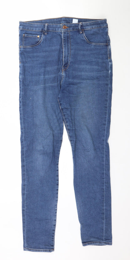 & Denim Womens Blue  Denim Skinny Jeans Size 33 in L30 in