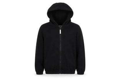 George Boys Black   Full Zip Hoodie Size 9-10 Years