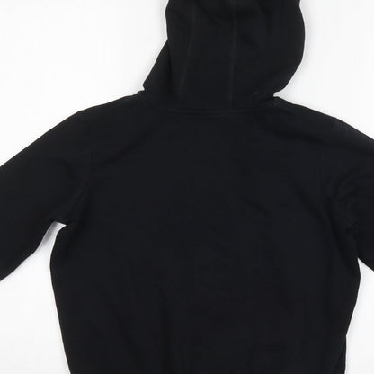 George Boys Black   Full Zip Hoodie Size 9-10 Years