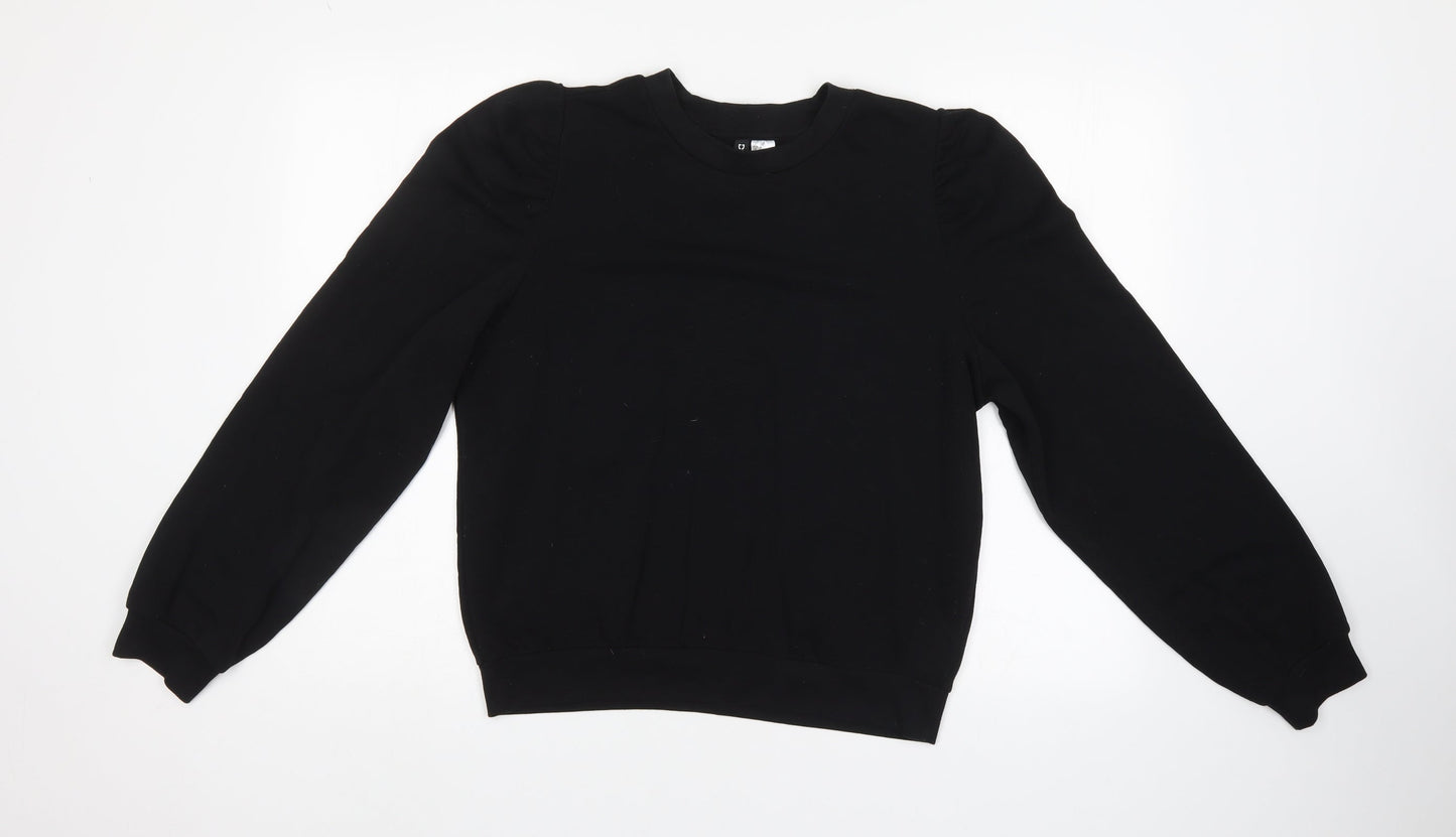 Divided Womens Black   Pullover Sweatshirt Size M